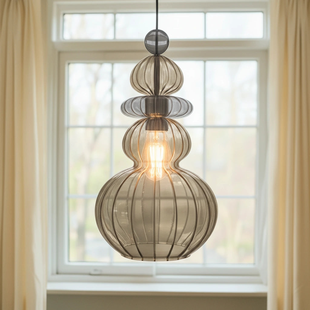 Blown Glass Pendant Light