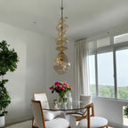 Crystal-Inspired Glass Pendant