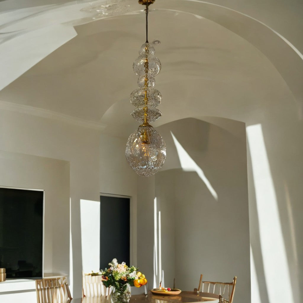 Crystal-Inspired Glass Pendant