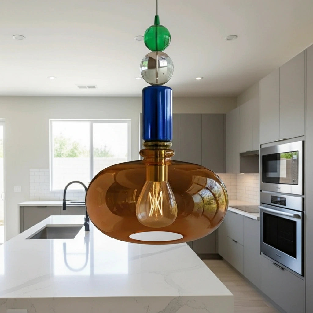 Elegant Modern Glass Pendant Light