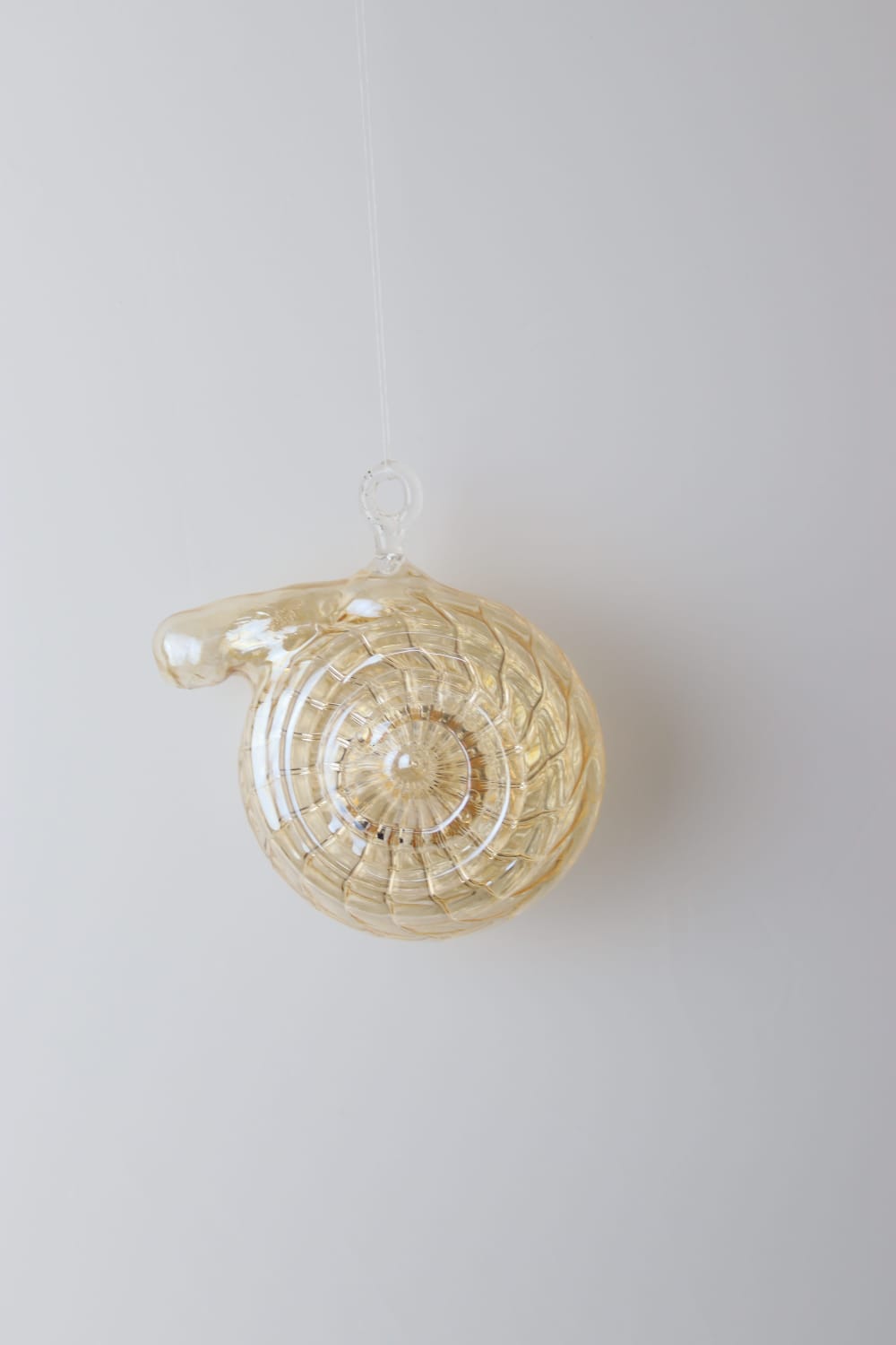 Handmade Gold Glass Bauble