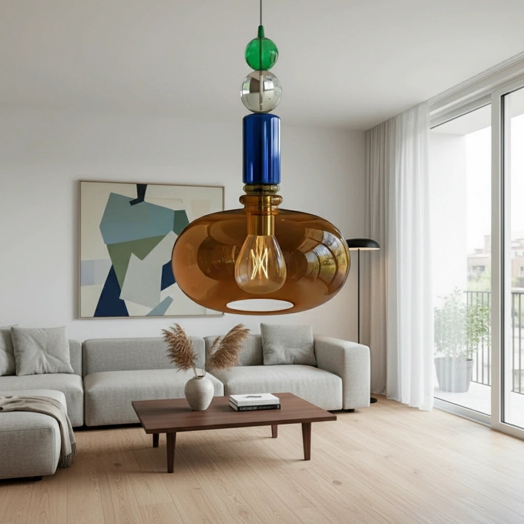 Elegant Modern Glass Pendant Light