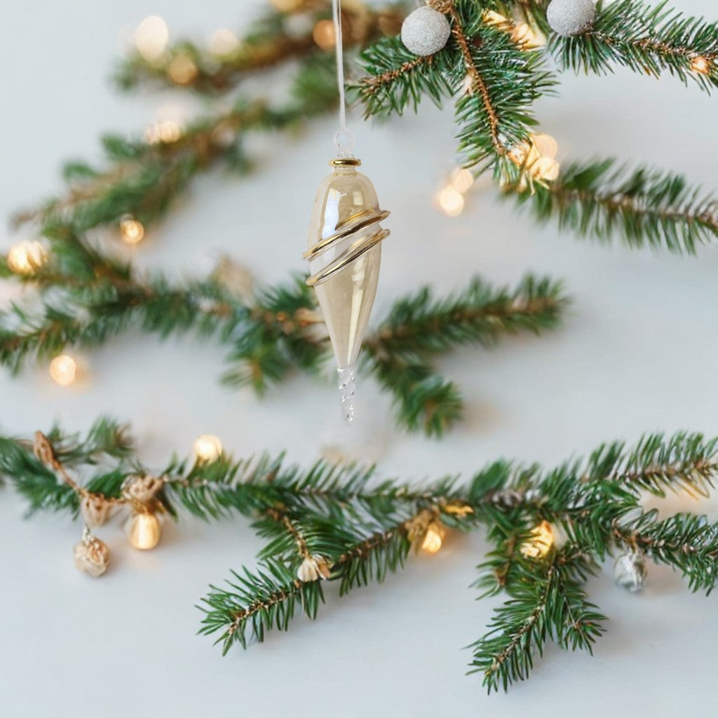 Blown Glass Christmas Ornament
