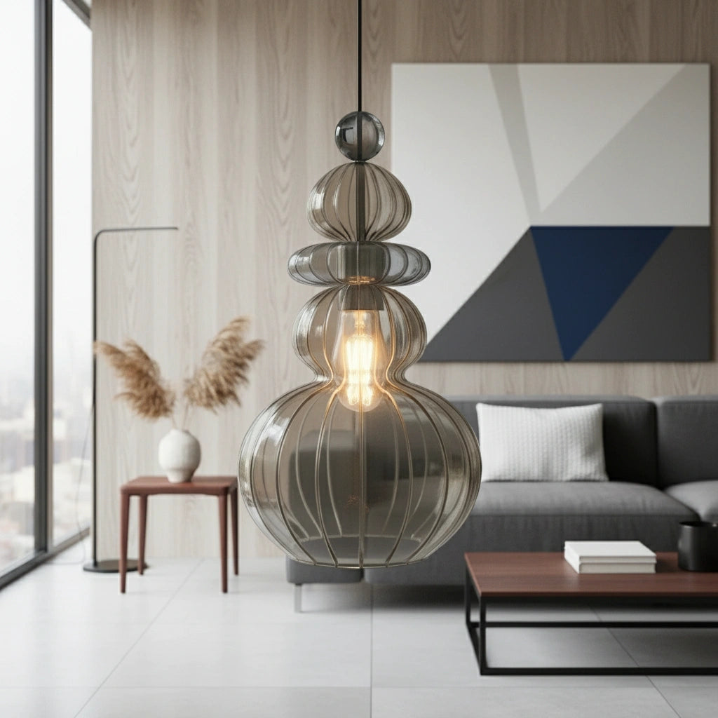 Blown Glass Pendant Light
