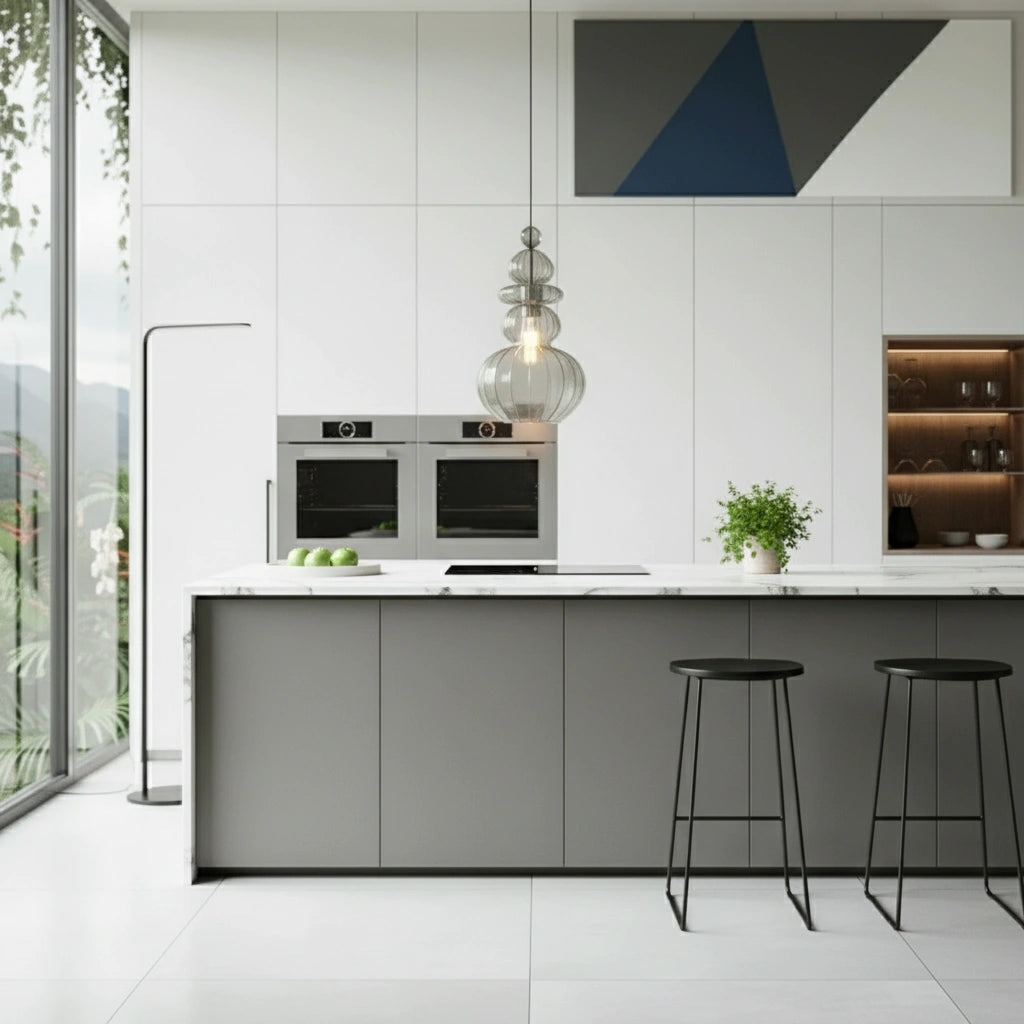 Blown Glass Pendant Light