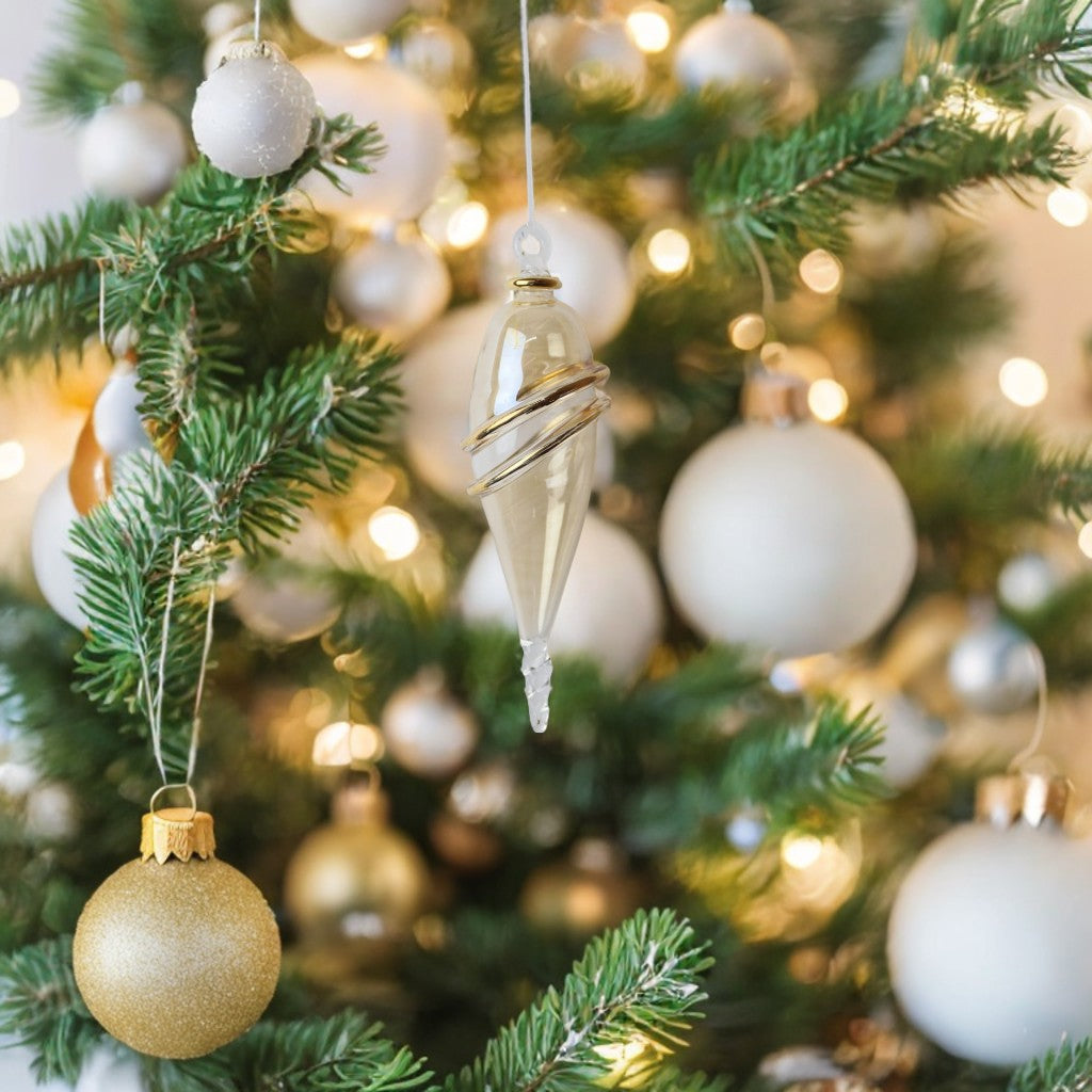 Blown Glass Christmas Ornament