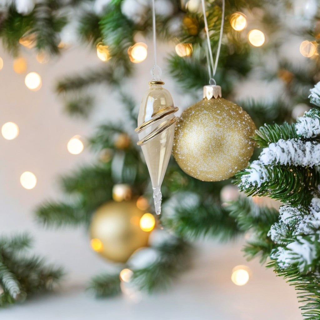 Blown Glass Christmas Ornament