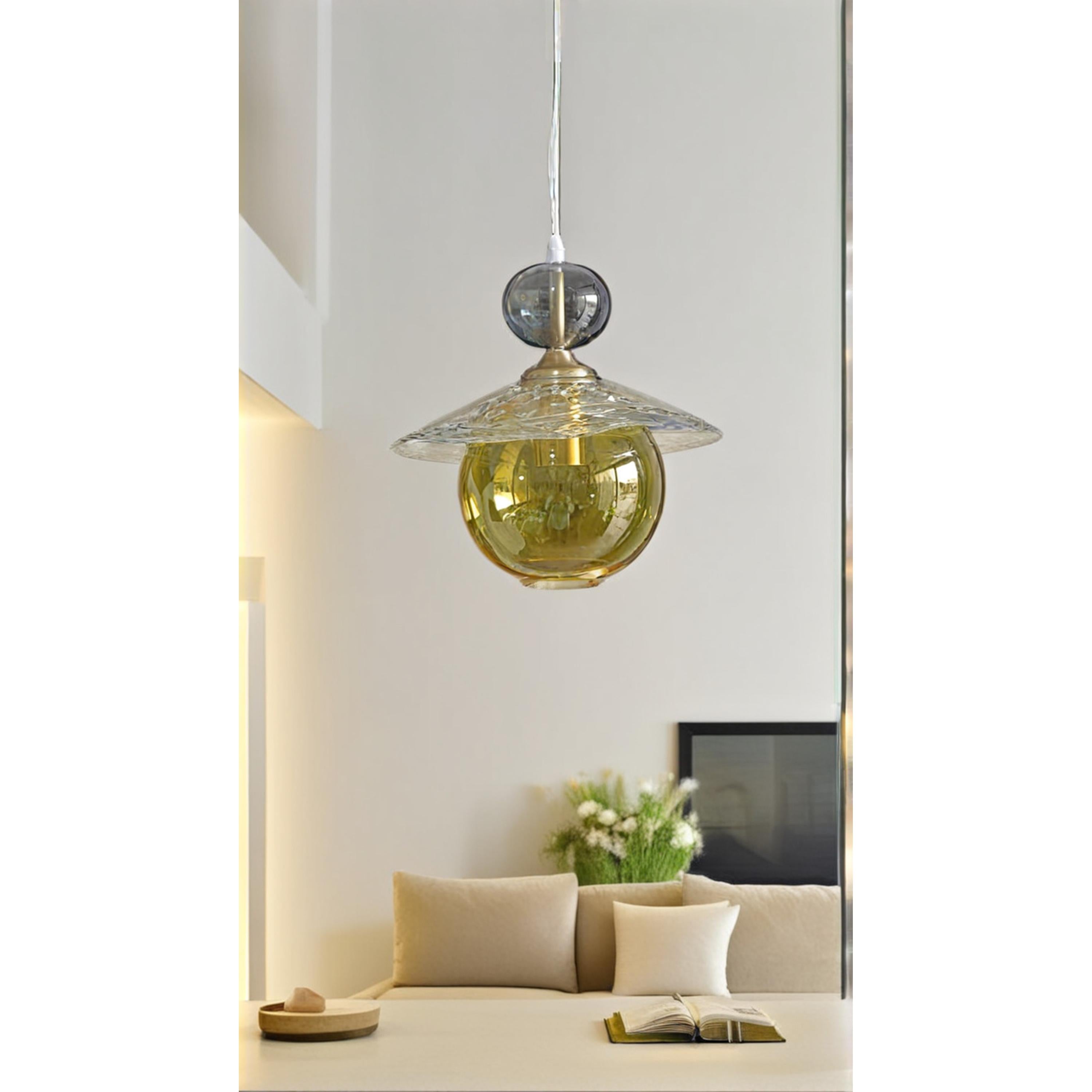 Golden Globe with Flared Shade