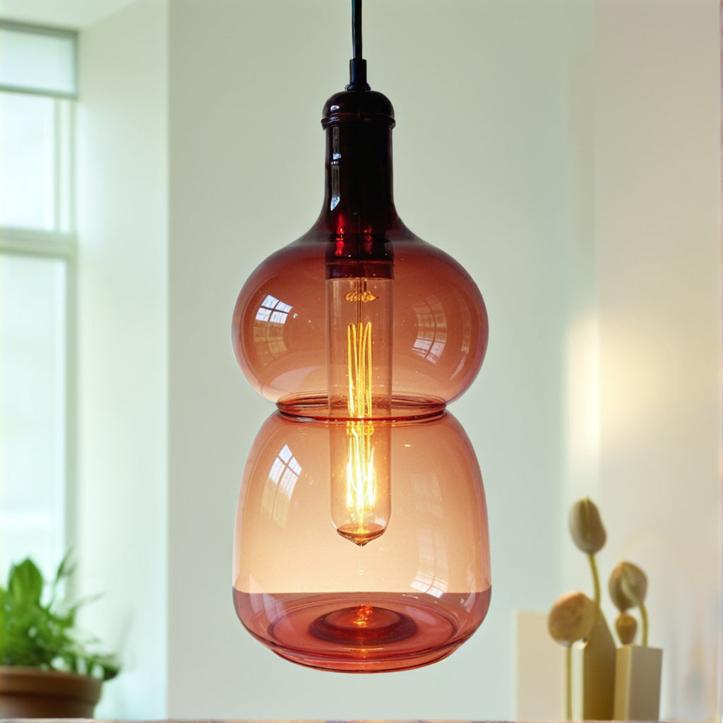 Art Handmade Pyrex Glass Ceiling Fixture