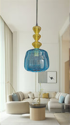Blown glass lighting, modern pendant