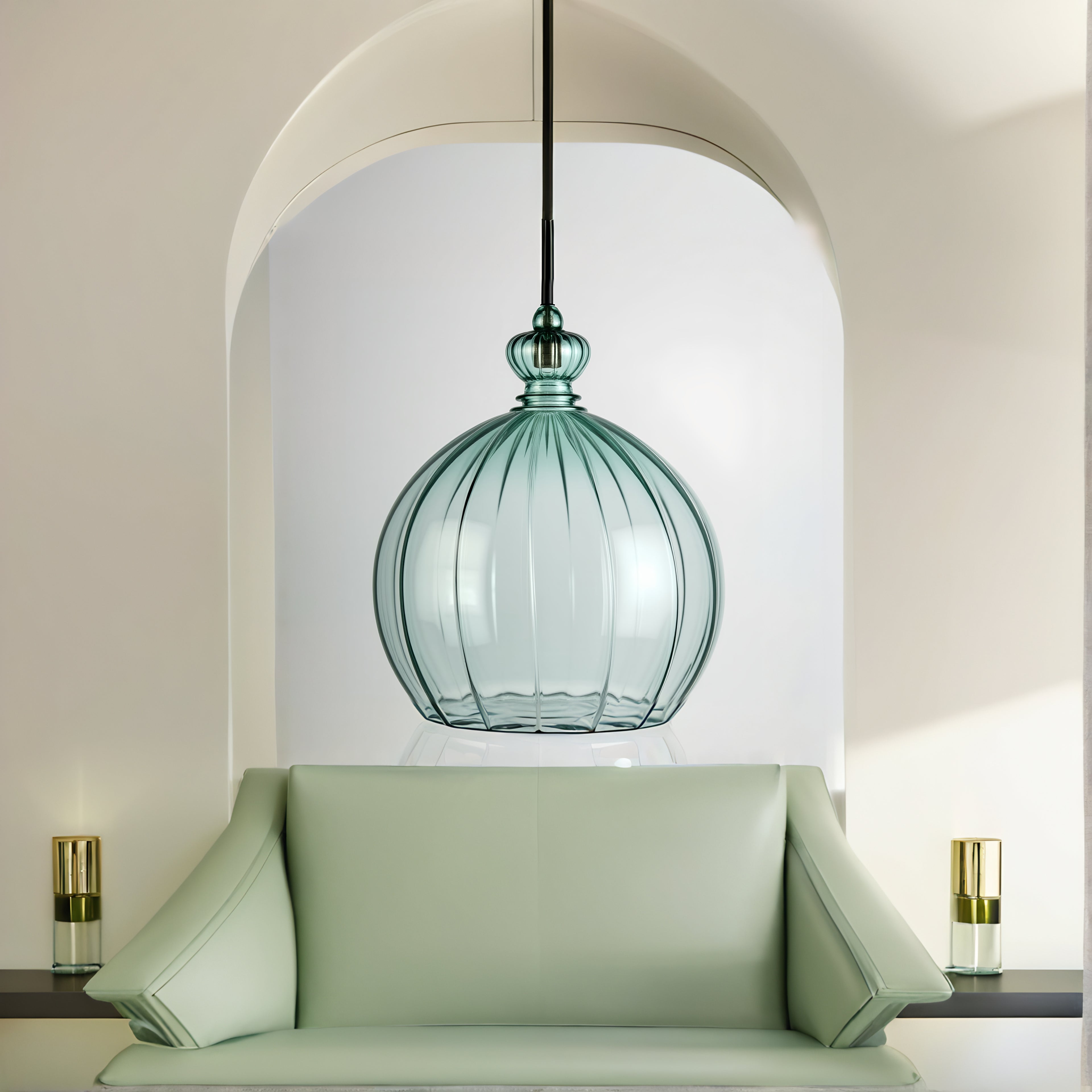 Handblown Glass Pendant Light