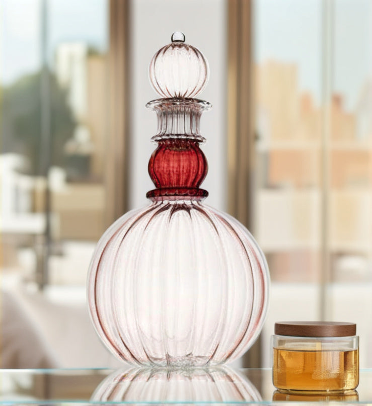 Handmade Glass Perfume & Oil Bottle