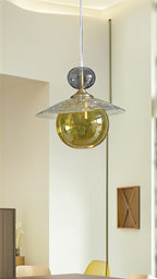 Golden Globe with Flared Shade