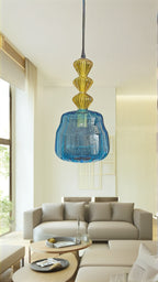 Blown glass lighting, modern pendant