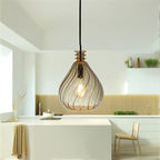Twisted Glass Pendant Light