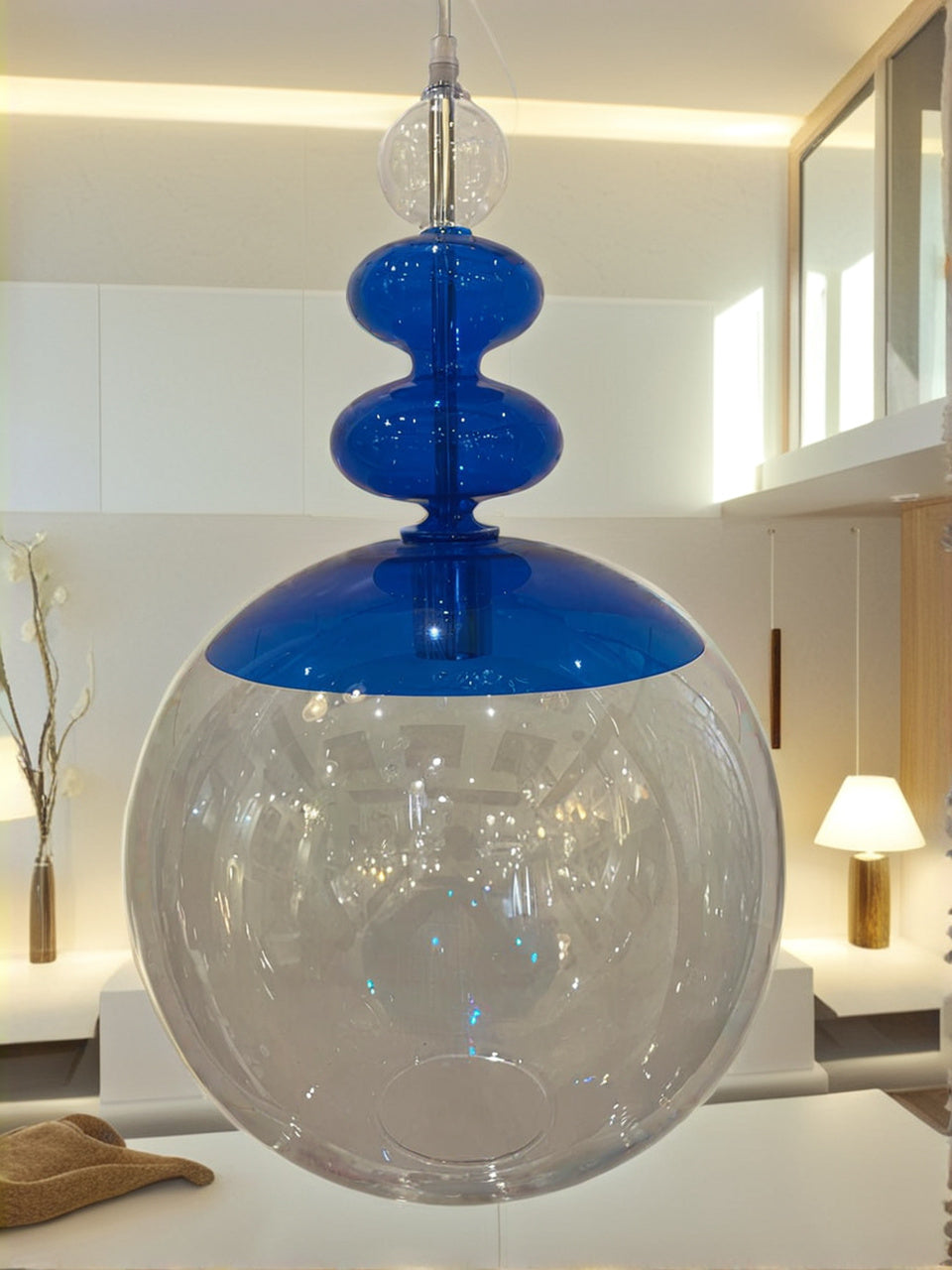 glass pendant light