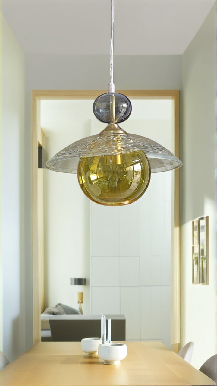 Golden Globe with Flared Shade