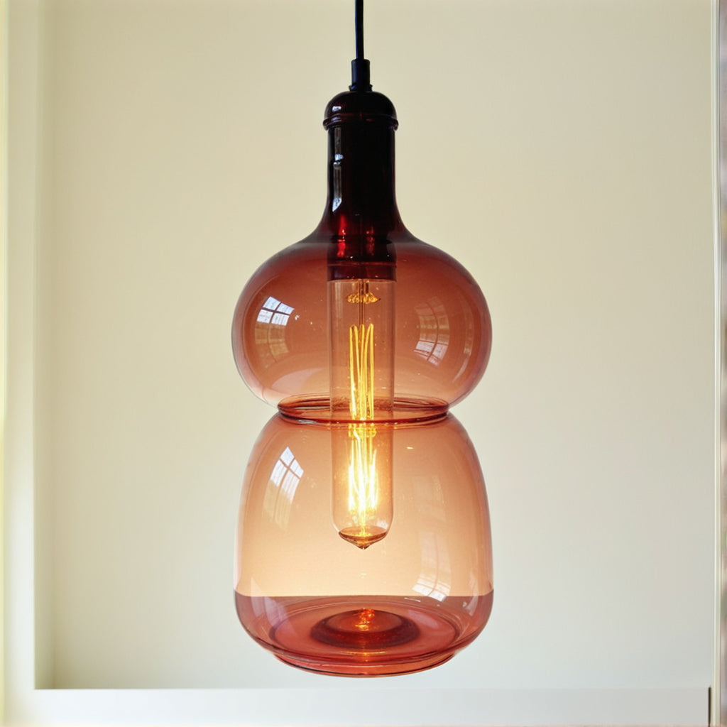 Art Handmade Pyrex Glass Ceiling Fixture