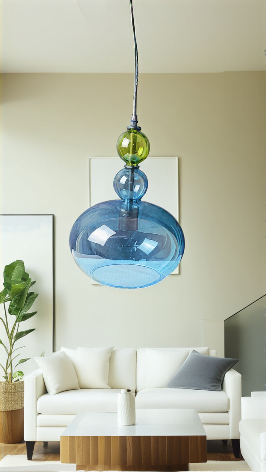 Handmade pendant light