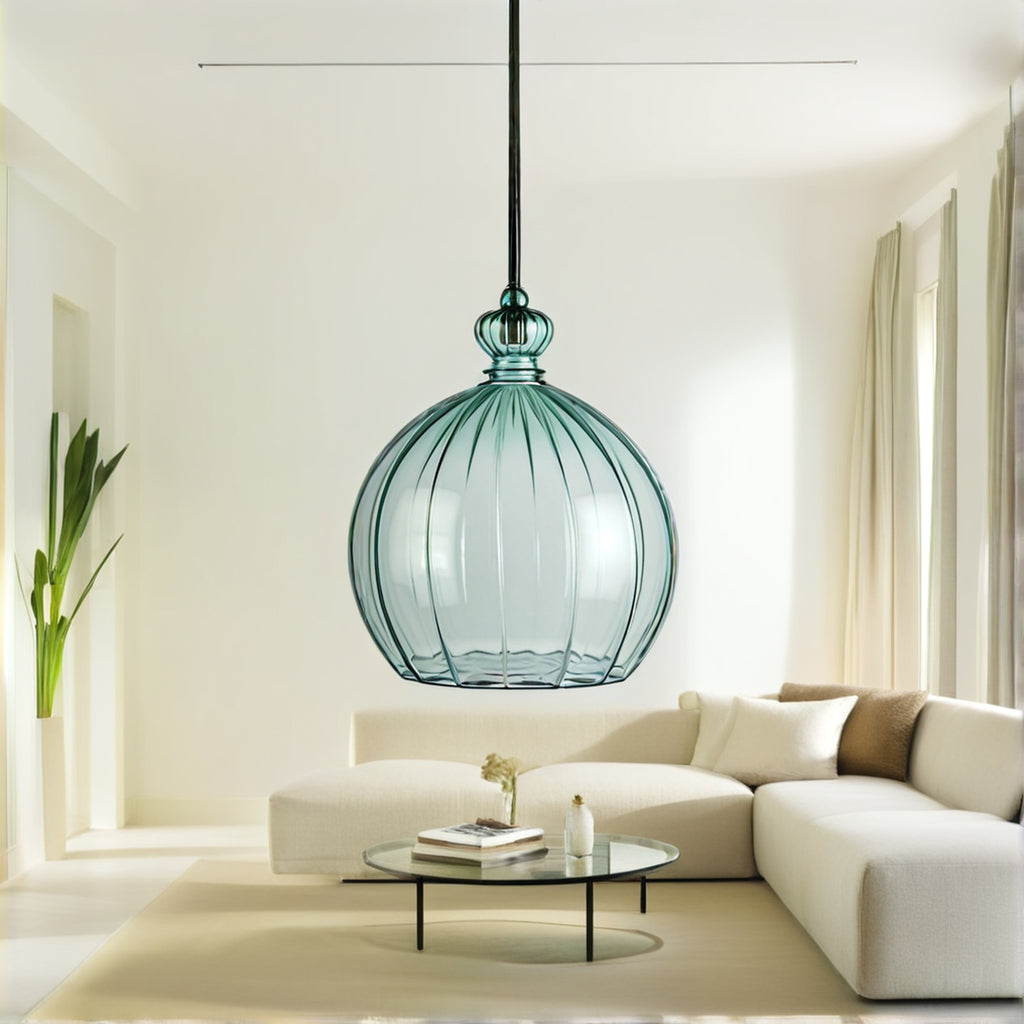 Handblown Glass Pendant Light