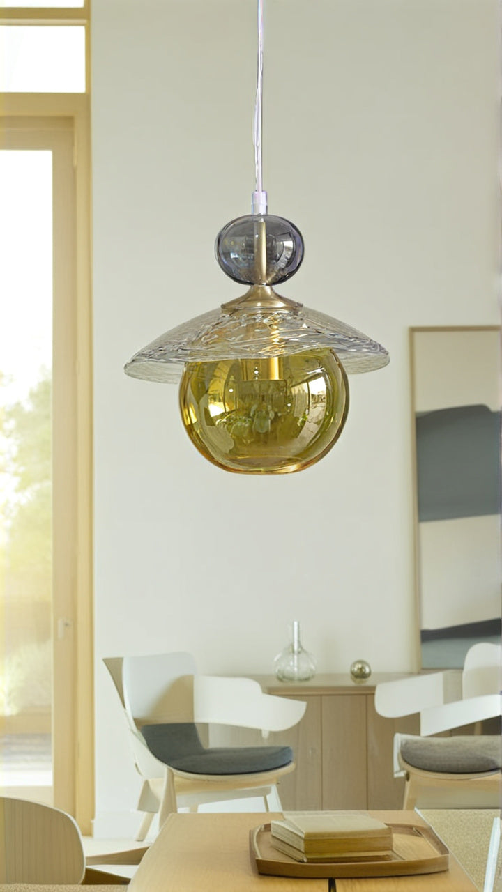 Golden Globe with Flared Shade