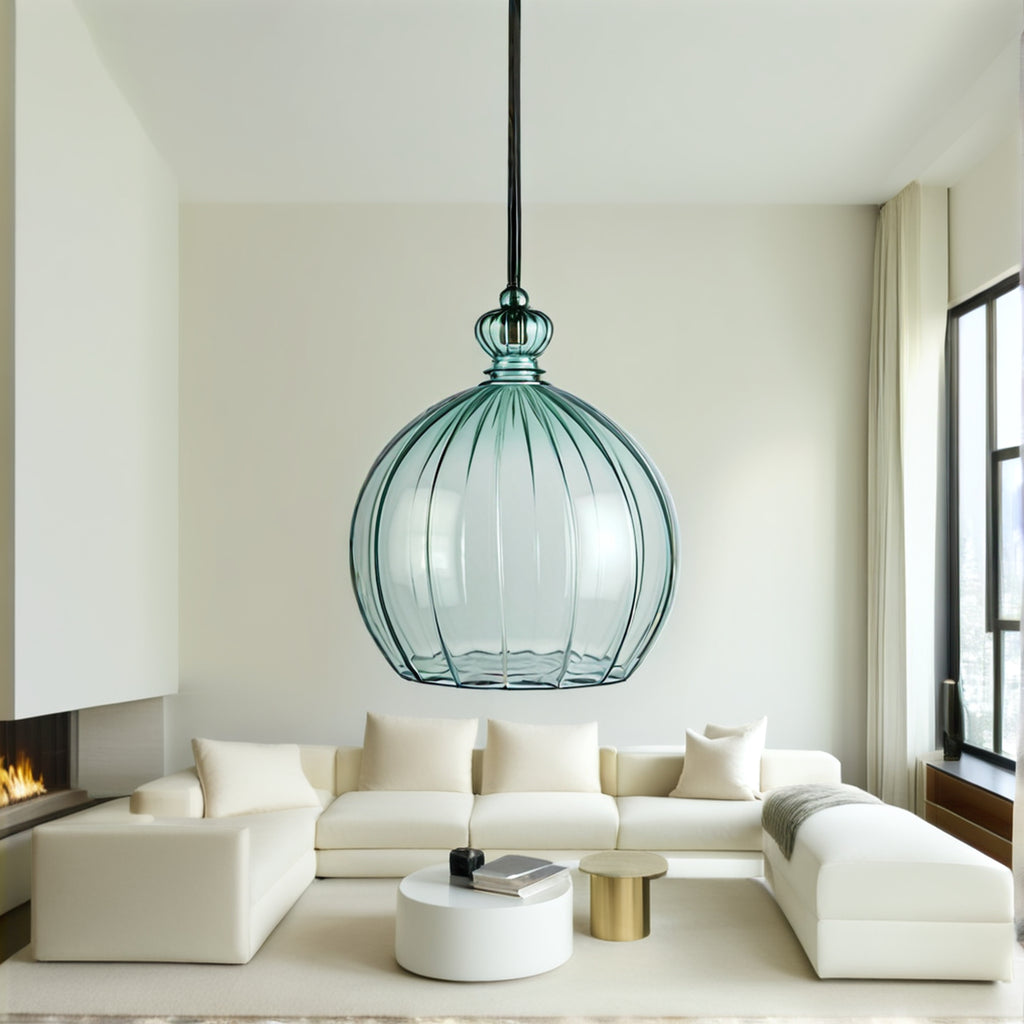 Handblown Glass Pendant Light