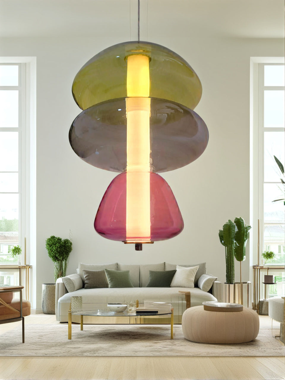 Multi-Layer Colorful Pendant