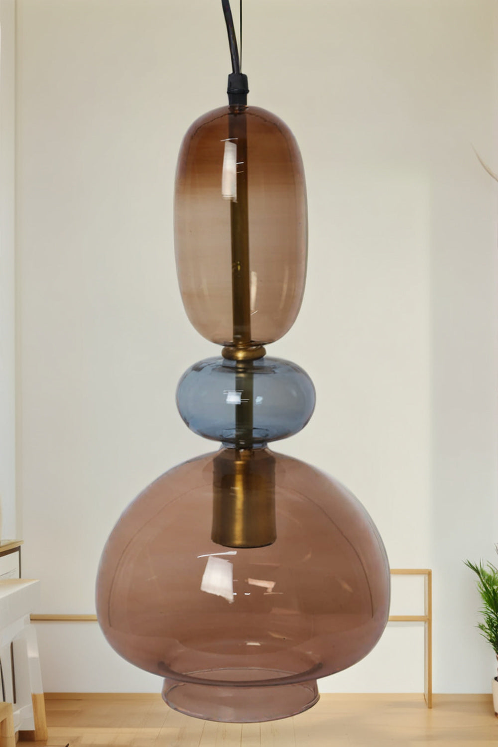 Blown Glass Pendant Light