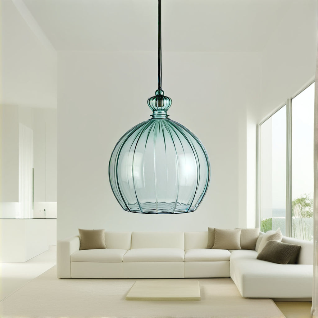 Handblown Glass Pendant Light