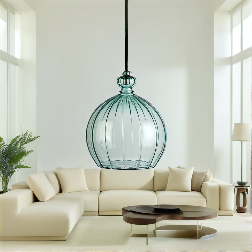 Handblown Glass Pendant Light