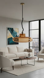 Luxury Pressed Glass Pendant