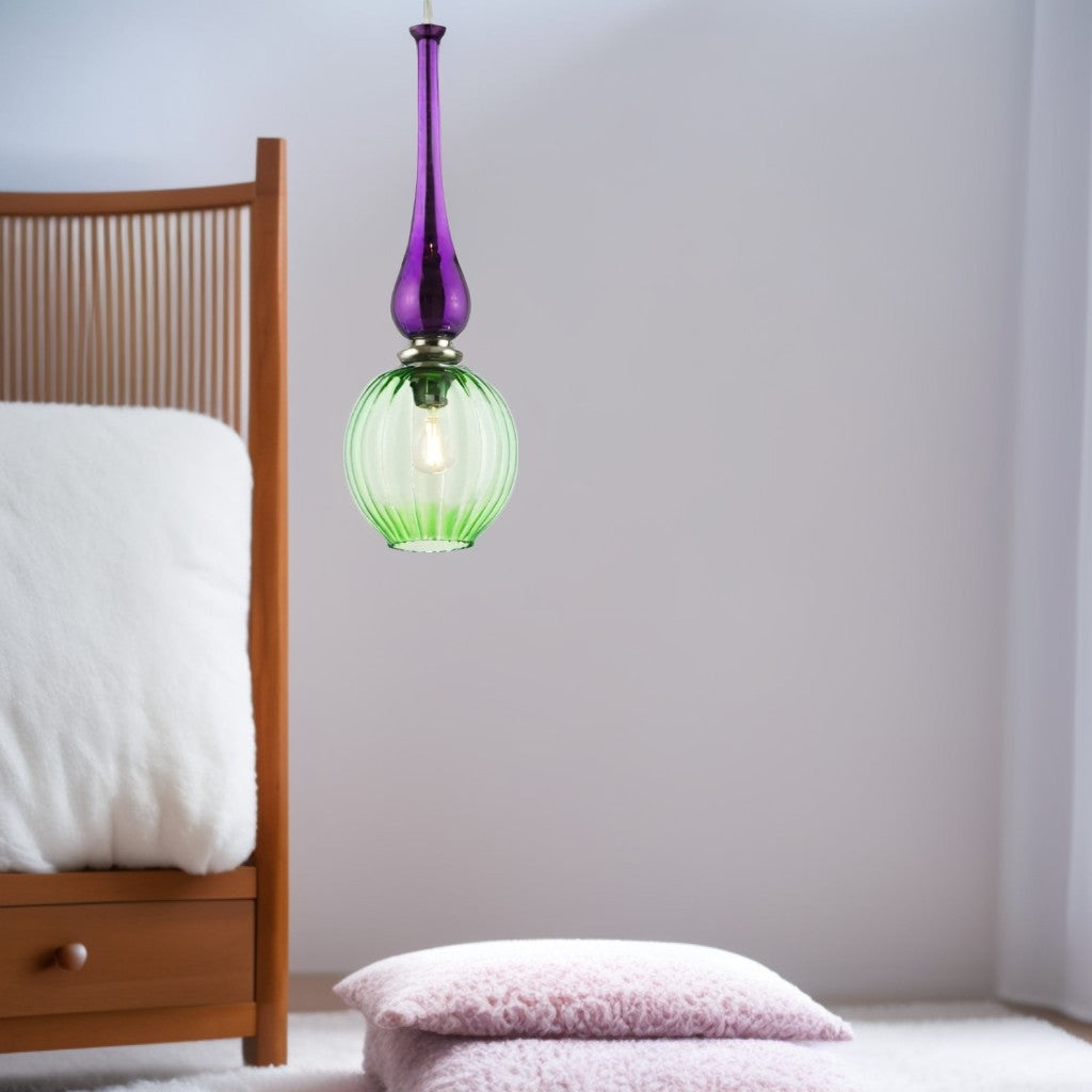 Blown Glass Pendant Light