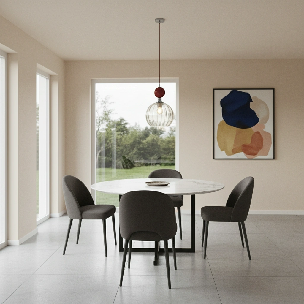 Modern Multi-Color Glass Pendant