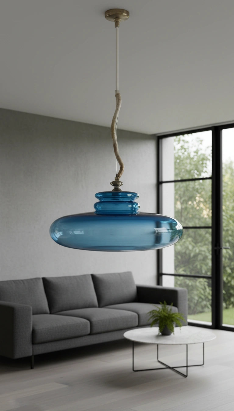 Luxury Pressed Glass Pendant