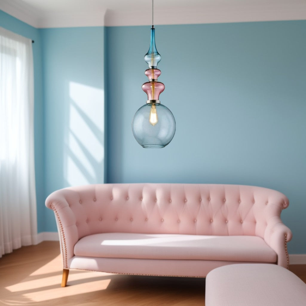 Handcrafted glass pendent