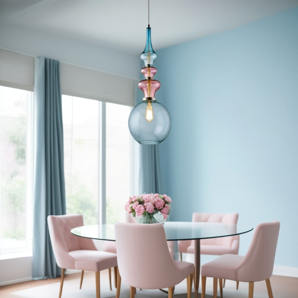 Handcrafted glass pendent